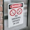 Signmission No Smoking Oxygen In Use Danger Sign, Vinyl Decal, 7in W x 10in L, 2PK OS-2PACK-DS-D-710-V-1488 - alternate 5
